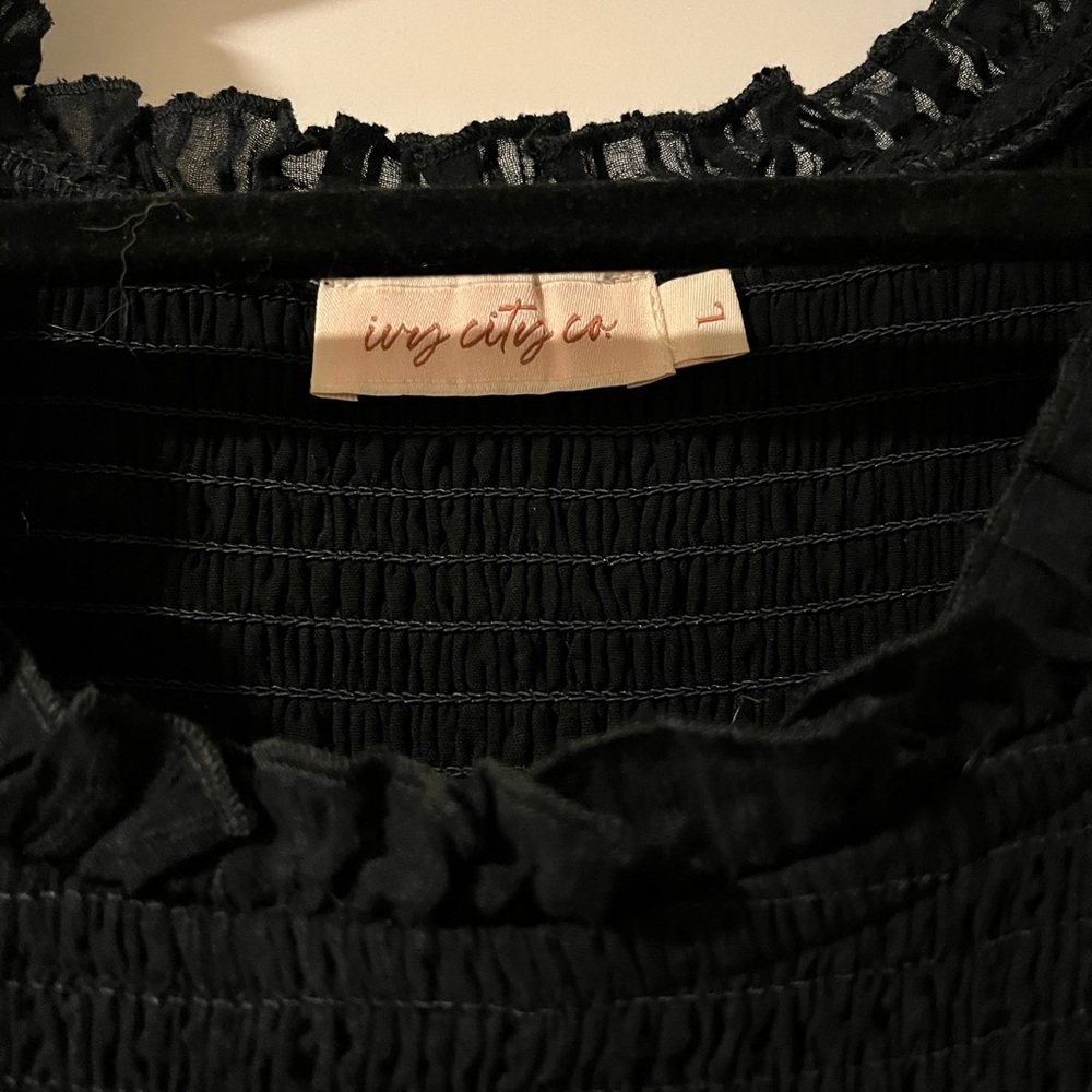Ivy City Co Ellery Black Midi Dress - Picture 6 of 6